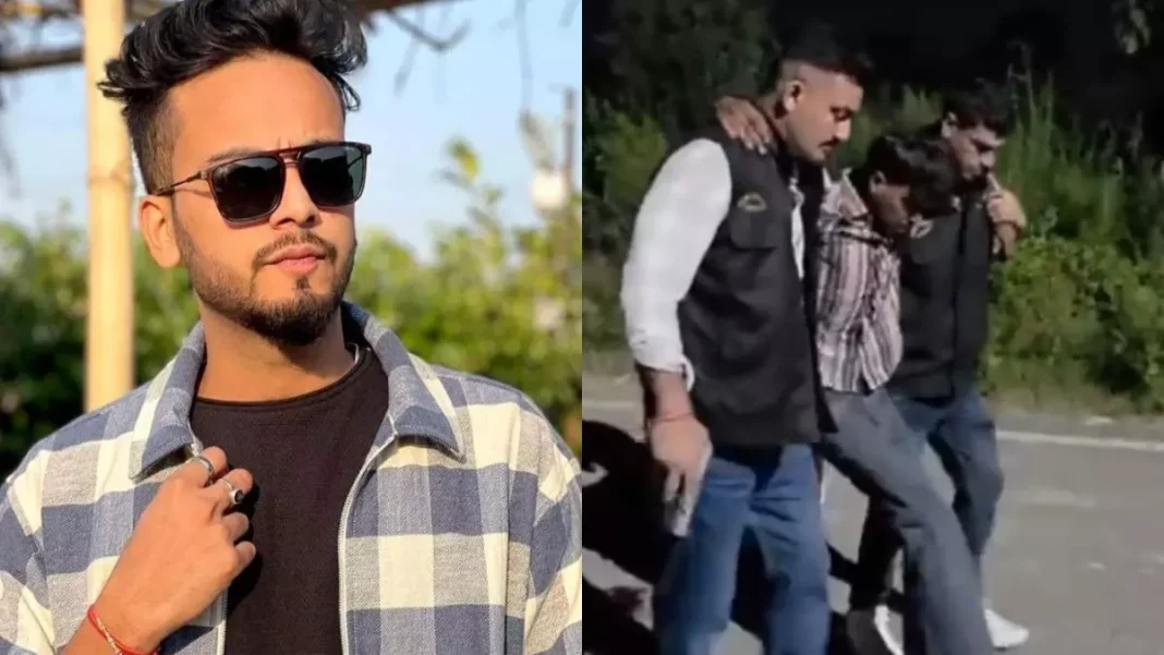 Elvish Yadav firing case Elvish Yadav house news Elvish Yadav firing accused Faridabad police encounter Gurugram crime news Elvish Yadav latest update Ishant firing case Elvish house shooting