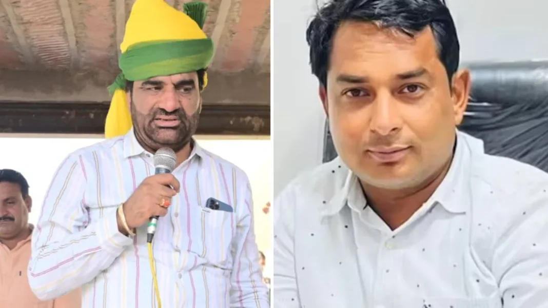 नरेश मीणा मौन व्रत आंदोलन में धरने पर बैठे जयपुर में