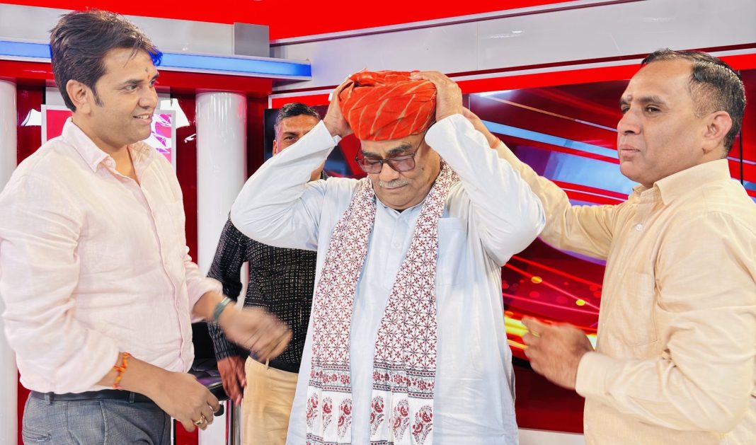 शिक्षा मंत्री मदन दिलावर लोकमत राजस्थान स्टूडियो पहुंचे — शिक्षा में नवाचार और बदलाव पर रखे विचार