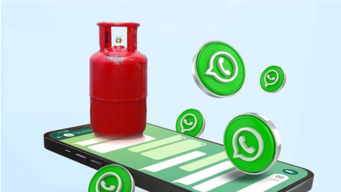 WhatsApp पर गैस सिलेंडर