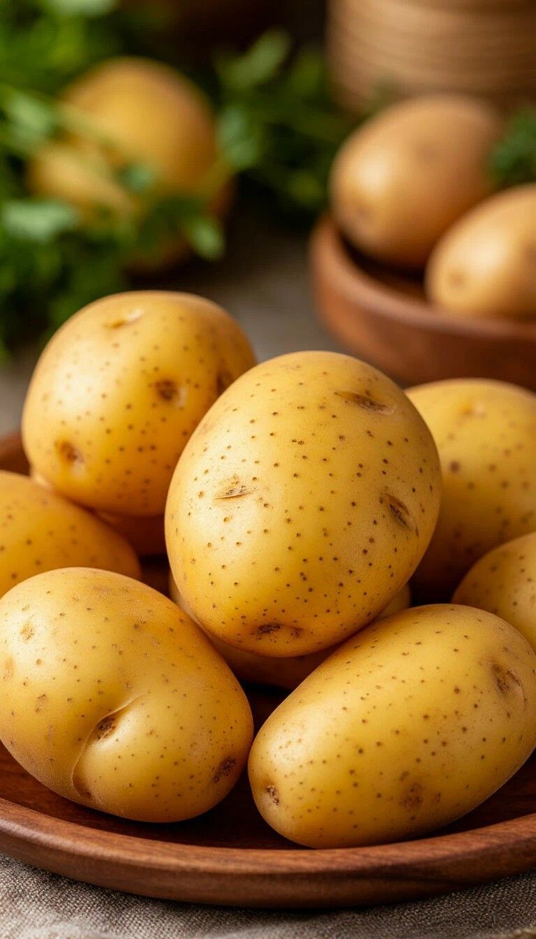 Potatoes in fridge