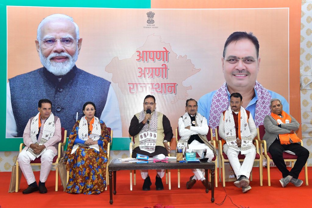 सीएम भजनलाल ने बोला कांग्रेस पर हमला